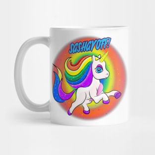 Sahsay Off! Rainbow Unicorn Mug